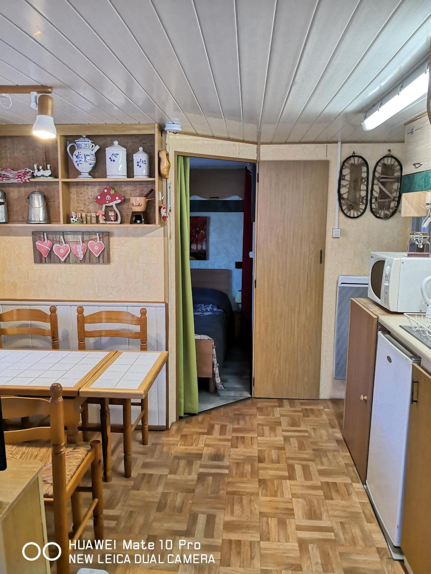 Charmant Mobil Home Style Chalet Besse-et-Saint-Anastaise Esterno foto